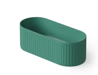 Dea Design Stripes Ванна из Solid Surface отдельностоящая 170x72 см, цвет: green DD8804 1700 10