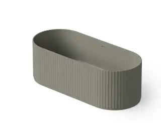 Dea Design Stripes Ванна из Solid Surface отдельностоящая 170x72 см, цвет: light grey DD8803 1700 4