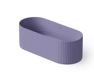 Dea Design Stripes Ванна из Solid Surface отдельностоящая 170x72 см, цвет: lilac DD8803 1700 14