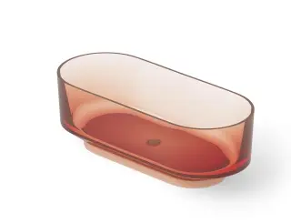 Dea Design Shadow Ванна из Glasstech отдельностоящая 170x72 см, цвет: brown copper DD8675 1700 R9