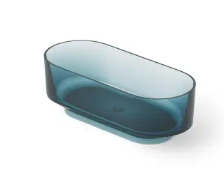 Dea Design Shadow Ванна из Glasstech отдельностоящая 170x72 см, цвет: dark blue DD8675 1700 R11