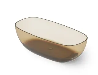 Dea Design Modern Ванна из Glasstech отдельностоящая 180x85 см, цвет: classic green DD8666 1800 R6