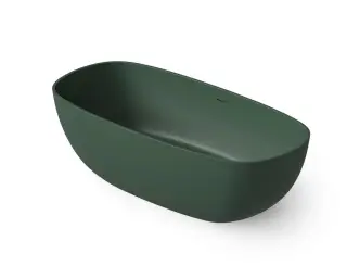 Dea Design Modern Ванна из Solid Surface отдельностоящая 150x76 см, цвет: dark green DD8666 1620 11