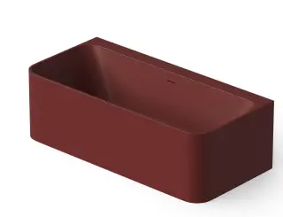 Dea Design Modern Ванна из Solid Surface отдельностоящая 170x80 см, цвет: red wine DD8665 1700 17