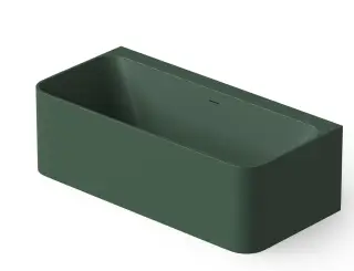 Dea Design Modern Ванна из Solid Surface отдельностоящая 170x80 см, цвет: dark green DD8665 1700 11
