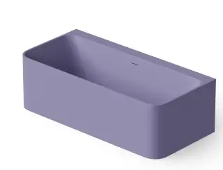 Dea Design Modern Ванна из Solid Surface отдельностоящая 170x80 см, цвет: lilac DD8665 1700 14