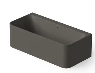Dea Design Modern Ванна из Solid Surface отдельностоящая 160x80 см, цвет: graphite DD8665 1600 5