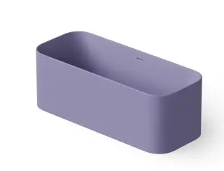Dea Design Soul Ванна из Solid Surface отдельностоящая 170x70 см, цвет: lilac DD8658 1700 14