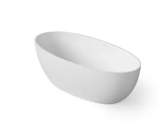 Dea Design Nature Ванна из Solid Surface отдельностоящая 170x80 см, цвет: white DD8647 1700 18