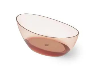 Dea Design Elegant Ванна из Glasstech отдельностоящая 180x90 см, цвет: brown copper DD8643 1800 R9