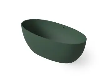 Dea Design Nature Ванна из Solid Surface отдельностоящая 170x80 см, цвет: dark green DD8647 1700 11