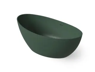 Dea Design Elegant Ванна из Solid Surface отдельностоящая 180x90 см, цвет: dark green DD8643 1800 11