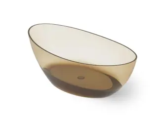 Dea Design Elegant Ванна из Glasstech отдельностоящая 160x80 см, цвет: classic green DD8643 1600 R6