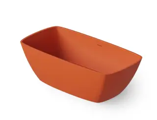 Dea Design Modern Ванна из Solid Surface отдельностоящая 170x85 см, цвет: orange DD8631 1700 7