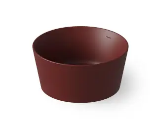 Dea Design Round Ванна из Solid Surface отдельностоящая 130x130 см, цвет: red wine DD8626 1300 17