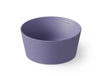Dea Design Round Ванна из Solid Surface отдельностоящая 130x130 см, цвет: lilac DD8626 1300 14