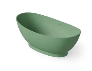 Dea Design Elegant Ванна из Solid Surface отдельностоящая 155x78 см, цвет: mint DD8620 1550 12