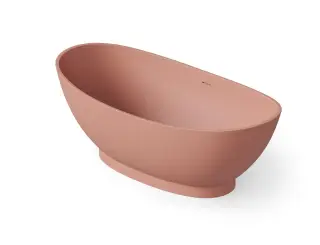 Dea Design Elegant Ванна из Solid Surface отдельностоящая 155x78 см, цвет: lotus DD8620 1550 13