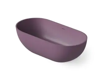 Dea Design Shadow Ванна из Solid Surface отдельностоящая 165x82 см, цвет: lavender DD8619 1650 8