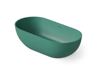 Dea Design Shadow Ванна из Solid Surface отдельностоящая 155x77 см, цвет: green DD8619 1550 10