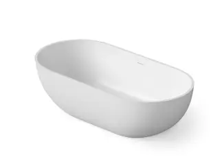 Dea Design Shadow Ванна из Solid Surface отдельностоящая 140x70 см, цвет: white DD8619 1400 18