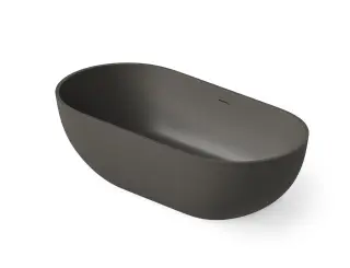 Dea Design Shadow Ванна из Solid Surface отдельностоящая 140x70 см, цвет: graphite DD8619 1400 5