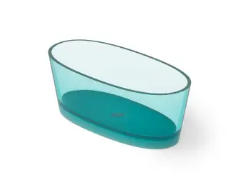 Dea Design Nature Ванна из Glasstech отдельностоящая 160x90 см, цвет: lake water blue DD8617 1600 R8