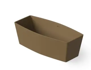 Dea Design Soul Ванна из Solid Surface отдельностоящая 170x78 см, цвет: dark camel DD8618 1700 1