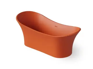 Dea Design Elegant Ванна из Solid Surface отдельностоящая 175x75 см, цвет: orange DD8614 1750 7