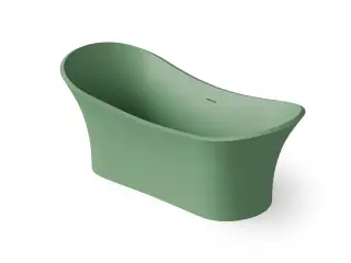 Dea Design Elegant Ванна из Solid Surface отдельностоящая 175x75 см, цвет: mint DD8614 1750 12