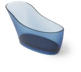 Dea Design Elegant Ванна из Glasstech отдельностоящая 169x75 см, цвет: royal blue DD8613 1690 R7