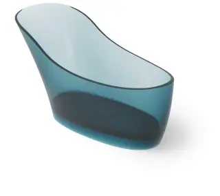 Dea Design Elegant Ванна из Glasstech отдельностоящая 169x75 см, цвет: dark blue DD8613 1690 R11