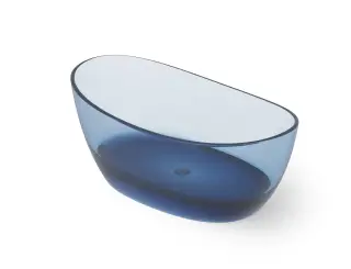 Dea Design Elegant Ванна из Glasstech отдельностоящая 163x85 см, цвет: royal blue DD8611 1630 R7