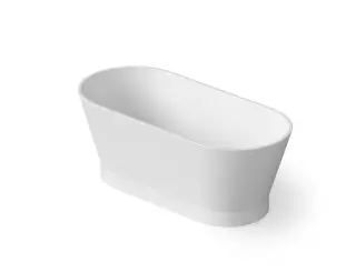 Dea Design Shadow Ванна из Solid Surface отдельностоящая 150x68 см, цвет: white DD8609 1500 18