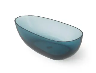 Dea Design Modern Ванна из Glasstech отдельностоящая 180x90 см, цвет: dark blue DD8608 1800 R11