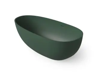 Dea Design Modern Ванна из Solid Surface отдельностоящая 170x87 см, цвет: dark green DD8608 1700 11