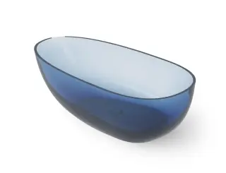 Dea Design Modern Ванна из Glasstech отдельностоящая 150x76 см, цвет: royal blue DD8608 1500 R7