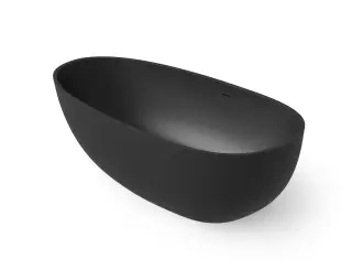 Dea Design Modern Ванна из Solid Surface отдельностоящая 150x76 см, цвет: black DD8608 1500 16