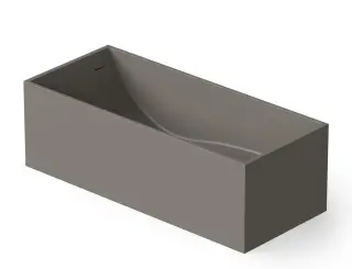 Dea Design Modern Ванна из Solid Surface отдельностоящая 180x76 см, цвет: grey DD8607 1800 3