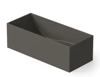 Dea Design Modern Ванна из Solid Surface отдельностоящая 170x72 см, цвет: graphite DD8607 1700 5