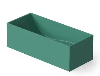 Dea Design Modern Ванна из Solid Surface отдельностоящая 170x72 см, цвет: green DD8607 1700 10
