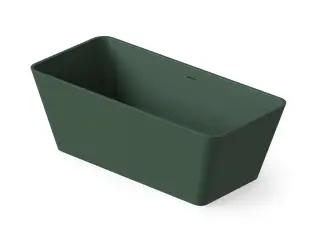 Dea Design Modern Ванна из Solid Surface отдельностоящая 170x78 см, цвет: dark green DD8603 1700 11