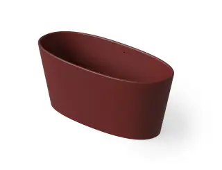 Dea Design Nature Ванна из Solid Surface отдельностоящая 158x70 см, цвет: red wine DD8602 1580 17