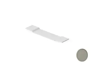 Dea Design Полка для ванны 94x20 см, Solid Surface, цвет: light grey DD3602 940 4