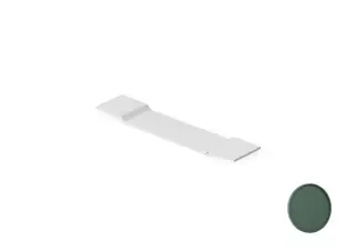 Dea Design Полка для ванны 94x20 см, Solid Surface, цвет: dark green DD3602 940 11