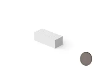 Dea Design Ступенька для ванны 60x25x20h см, Solid Surface, цвет: grey brown DD3005 600 6