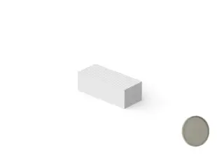 Dea Design Ступенька для ванны 60x25x20h см, Solid Surface, цвет: light grey DD3005 600 4