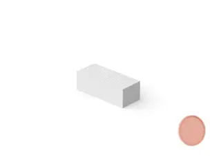 Dea Design Ступенька для ванны 60x25x20h см, Solid Surface, цвет: lotus DD3005 600 13