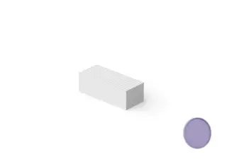 Dea Design Ступенька для ванны 60x25x20h см, Solid Surface, цвет: lilac DD3005 600 14