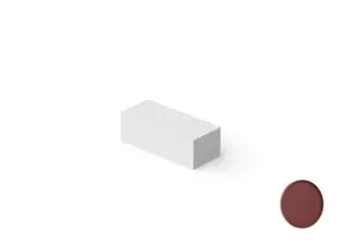 Dea Design Ступенька для ванны 60x25x20h см, Solid Surface, цвет: red wine DD3005 600 17